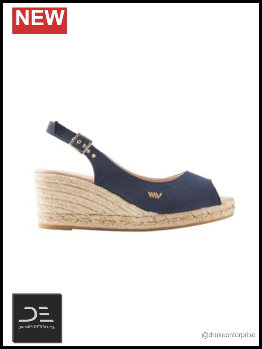 Espadrille Wedge Sandals Slingback Ankle Strap Handmade Cotton Canvas Jute Heel
